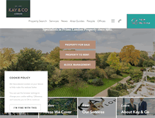 Tablet Screenshot of kayandco.com